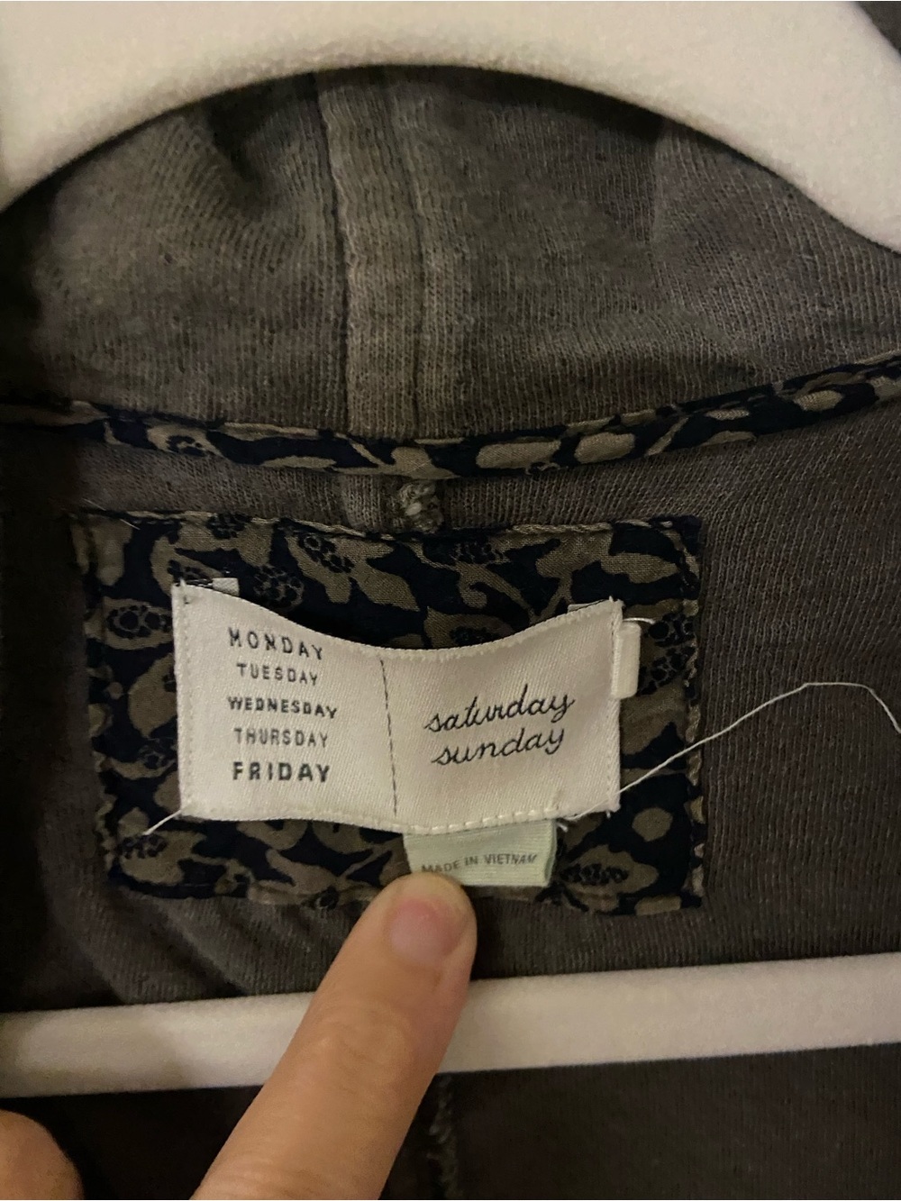 Anthropologie Saturday Sunday Gray Draped Cardigan Comfy Lounge Woman Medium - Picture 2 of 8